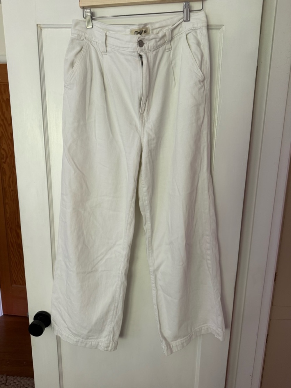 Madewell the Harlow wide leg Jean